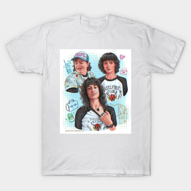 Boys from ST T-Shirt by helen_morgun